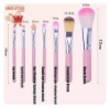 Picture of Hello Kitty Makeup Brushes 7 Brushes Set – Pink