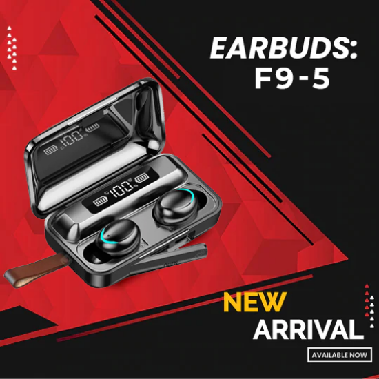 Picture of F9-5 TWS Bluetooth Wireless Earbuds 
