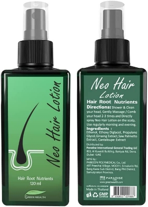 Picture of Neo Hair Lotion Made In Thailand - Green Wealth Neo Hair lotion 120 ml