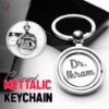 Picture of Customized Name/Logo Globe Metallic 360 keychain