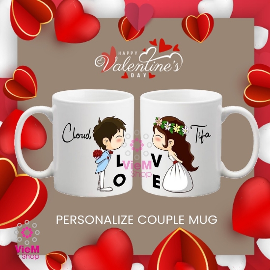 Picture of Customized couple Cup for Valentine 